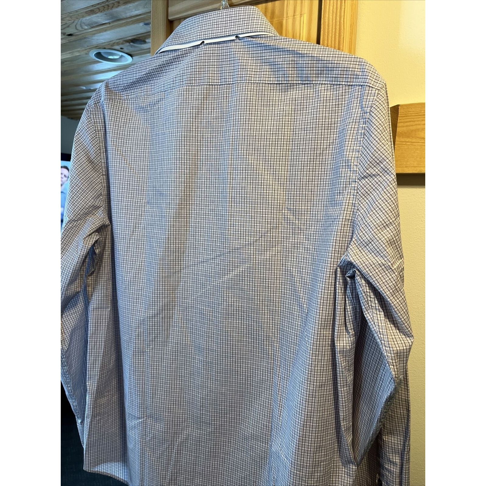 Calvin Klein Calvin Klein Men’s M 15-15.5 32-33 Brown Check Button Shirt Size US M / EU 48-50 / 2 - 7 Thumbnail