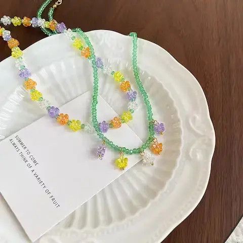 Other Lovely Colorful Flowers Daisy Choker Size ONE SIZE - 2 Thumbnail