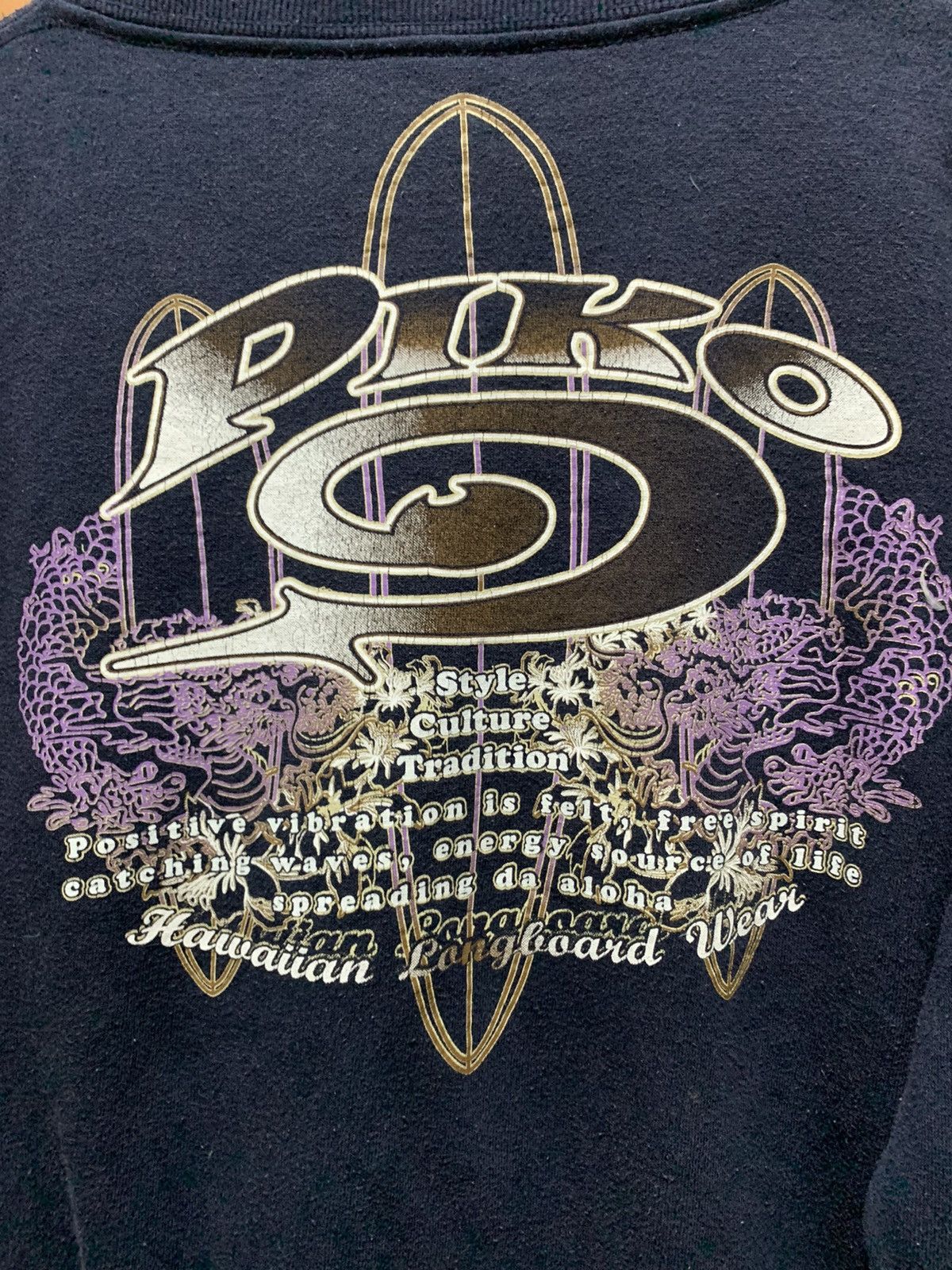 Vintage Vintage PIKO Hawaiian Longboard Crewneck Sweatshirt Big Logo Size US M / EU 48-50 / 2 - 7 Thumbnail