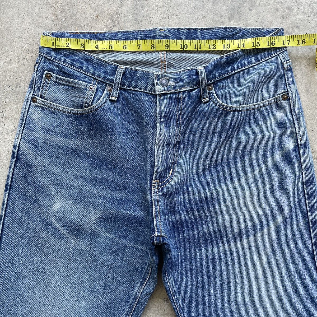 Edwin Vintage Edwin Japan Loose Fit Tapered Leg Jeans Pants Denim Size US 34 / EU 50 - 5 Thumbnail