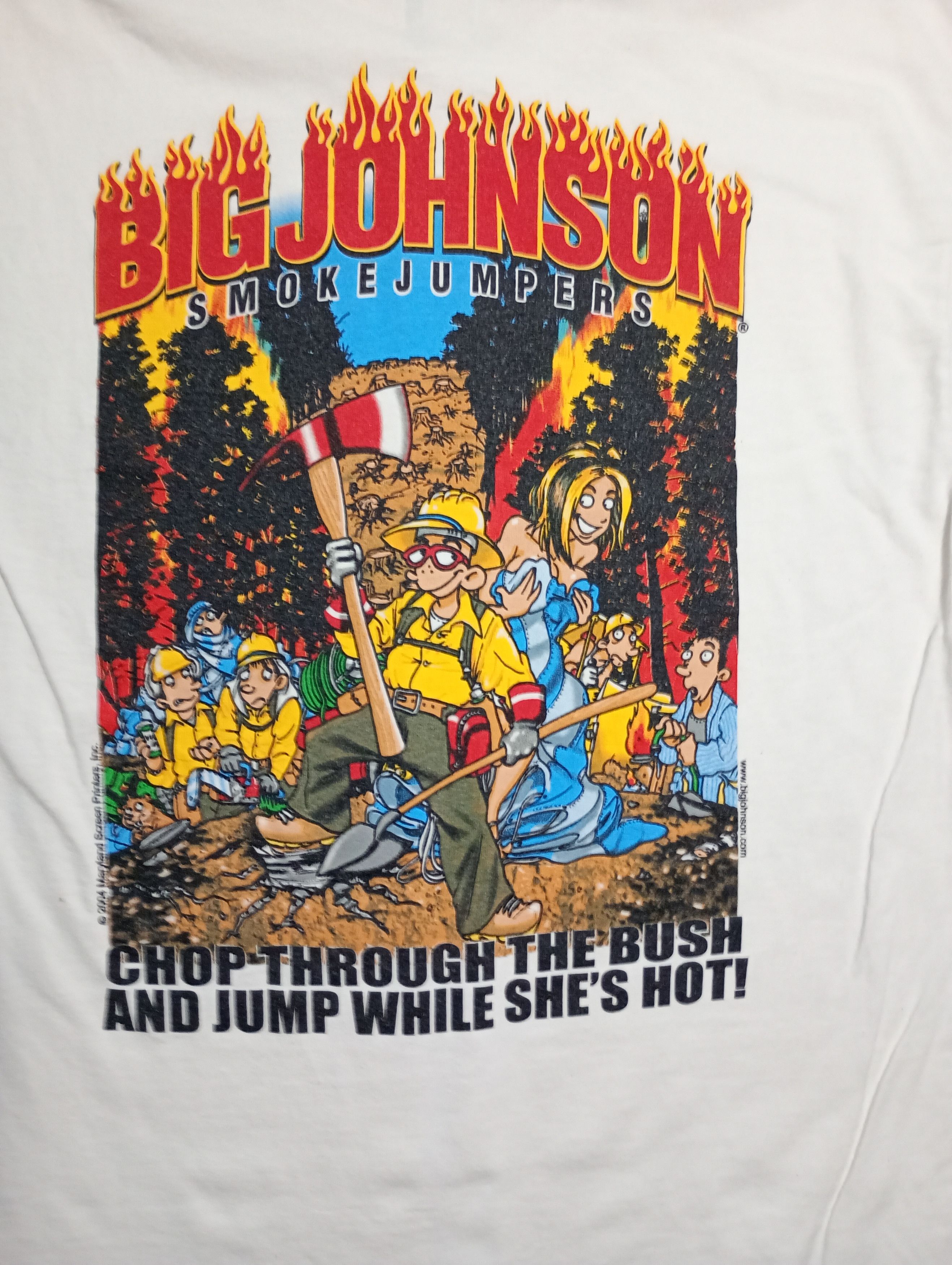 Gildan Big Johnson Smokejumpers Gildan T-Shirt 2004 Size US L / EU 52-54 / 3 - 2 Thumbnail