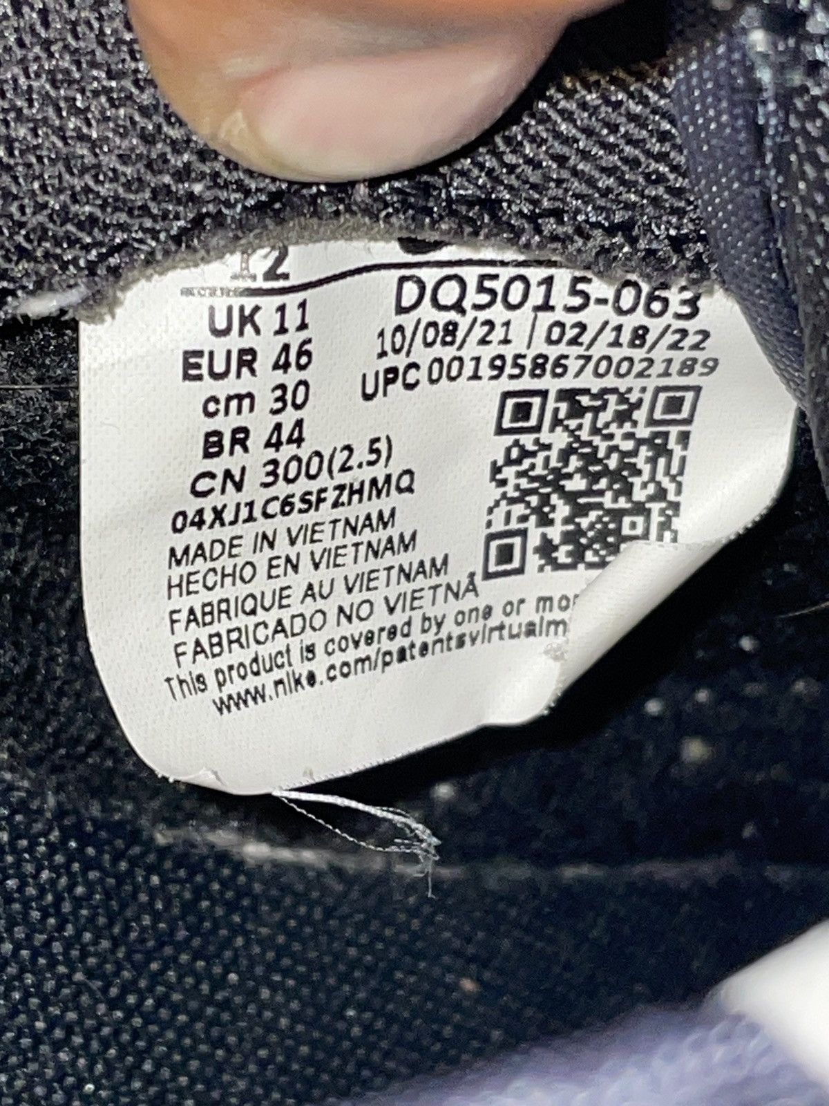 Nike Nike Dunk Low ‘Copy/Paste’ Used Size 12 Size US 12 / EU 45 - 6 Thumbnail