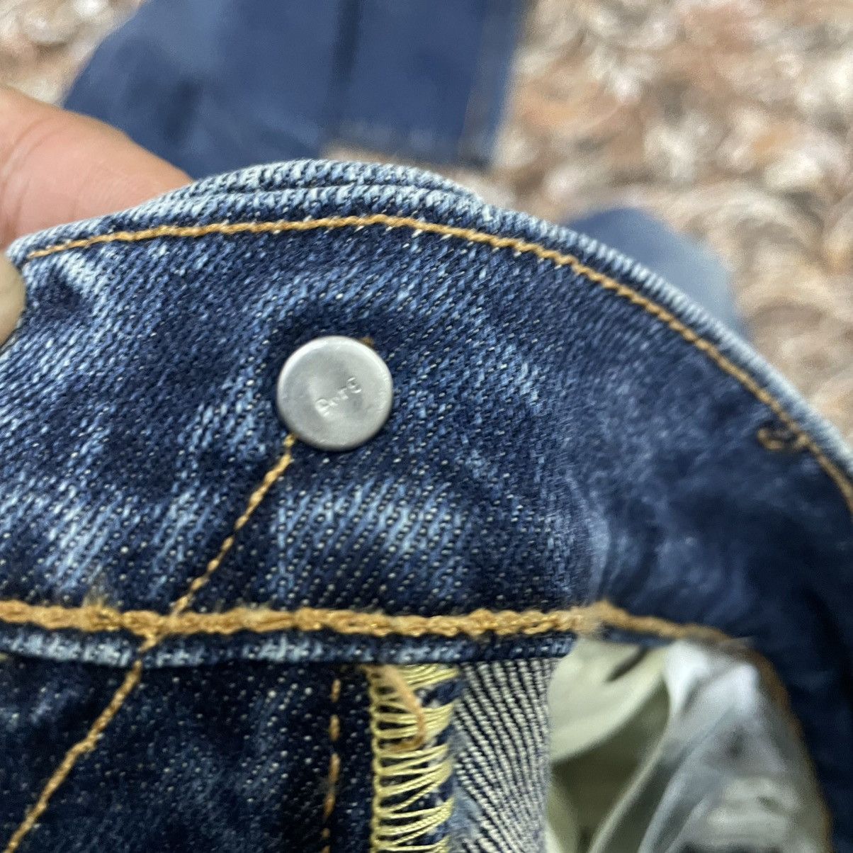 Levi's Vintage Clothing 🔥Levis 505 Big E Repro Stoned Washed Distress Denim Jeans Size US 32 / EU 48 - 11 Thumbnail