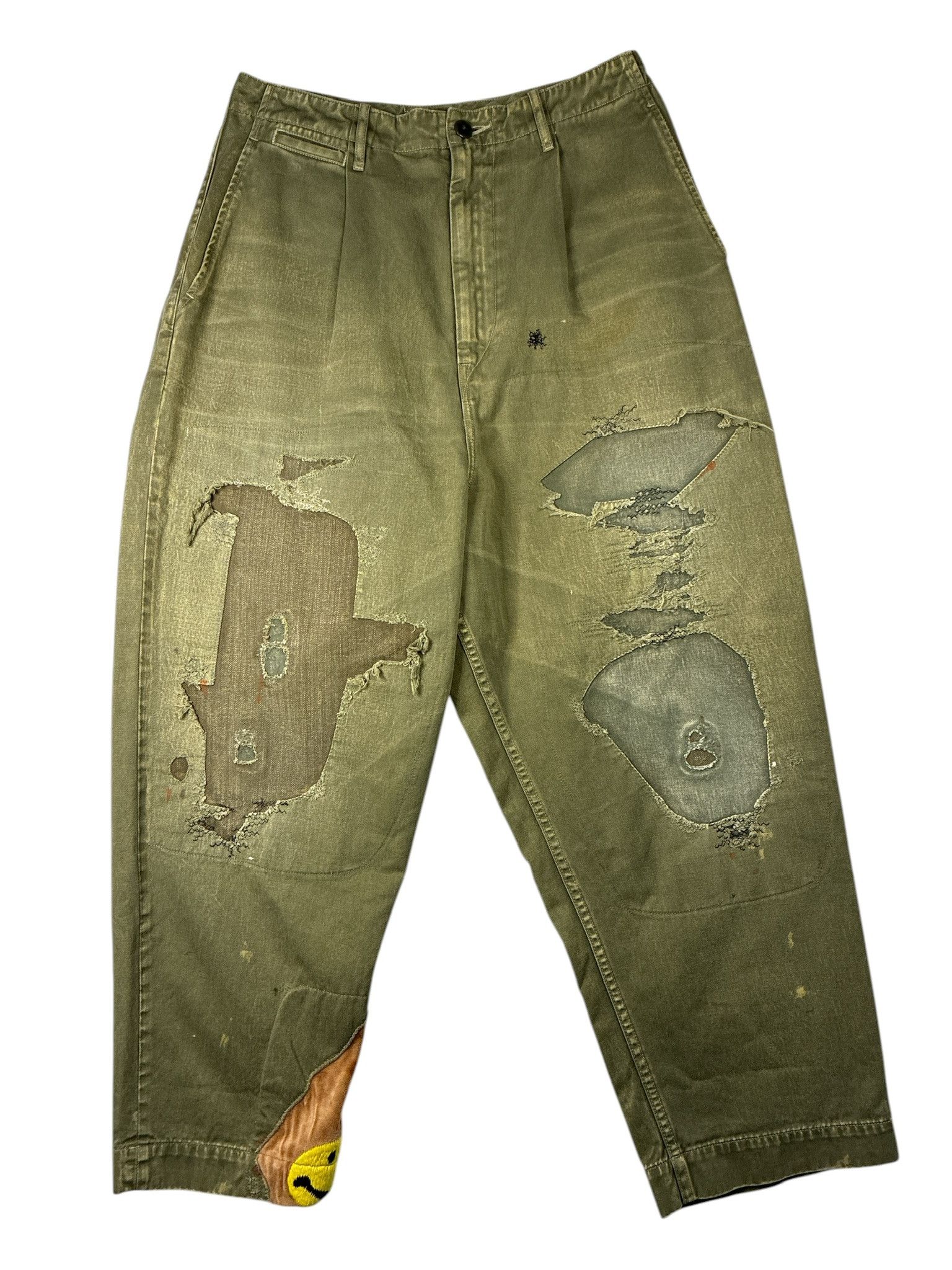 Kapital KAPITAL HIGH WAISTED NIME PANTS 'KHAKI GREEN' Size US 32 / EU 48 - 1 Thumbnail