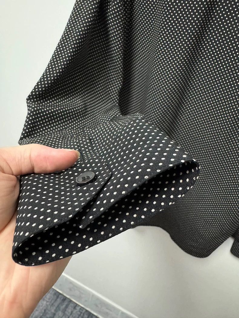 Saint Laurent Paris Saint Laurent Paris Saint Laurent Polka Dot Silk Shirt Siz Size US M / EU 48-50 / 2 - 5 Thumbnail