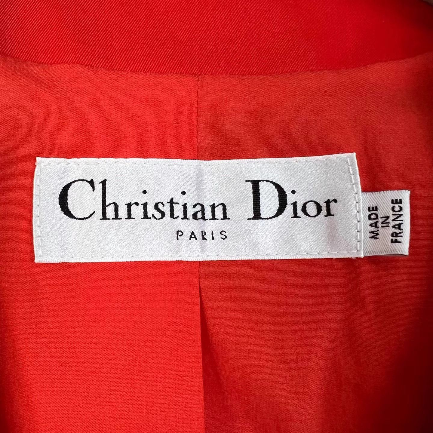 Dior Dior Classic Red Pocket Waist-Fit Short Sleeve Blazer K12 Size S / US 4 / IT 40 - 4 Thumbnail