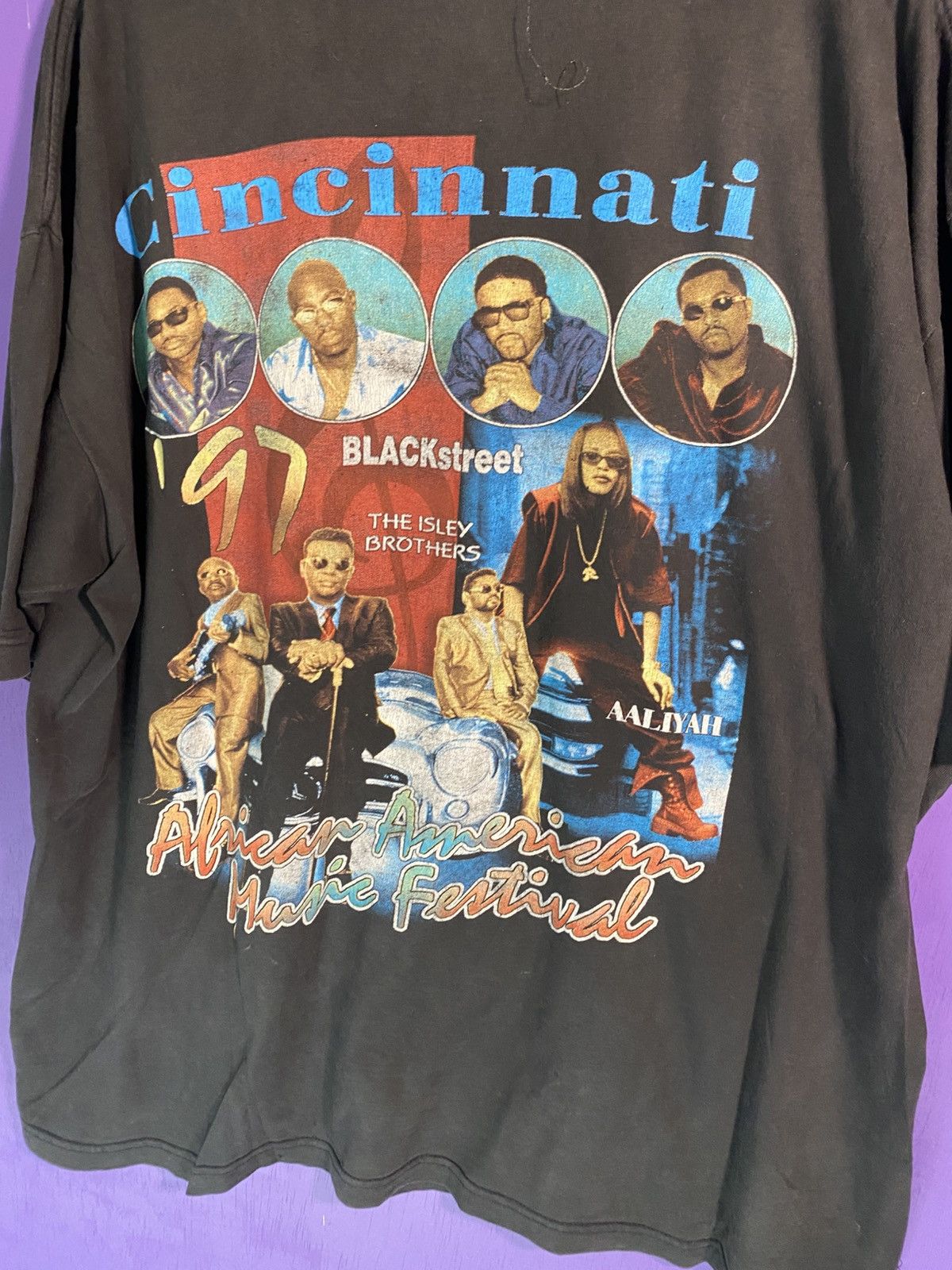 Rap Tees Vintage 1997 Cincinnati music festival rap tee Size US XL / EU 56 / 4 - 3 Thumbnail