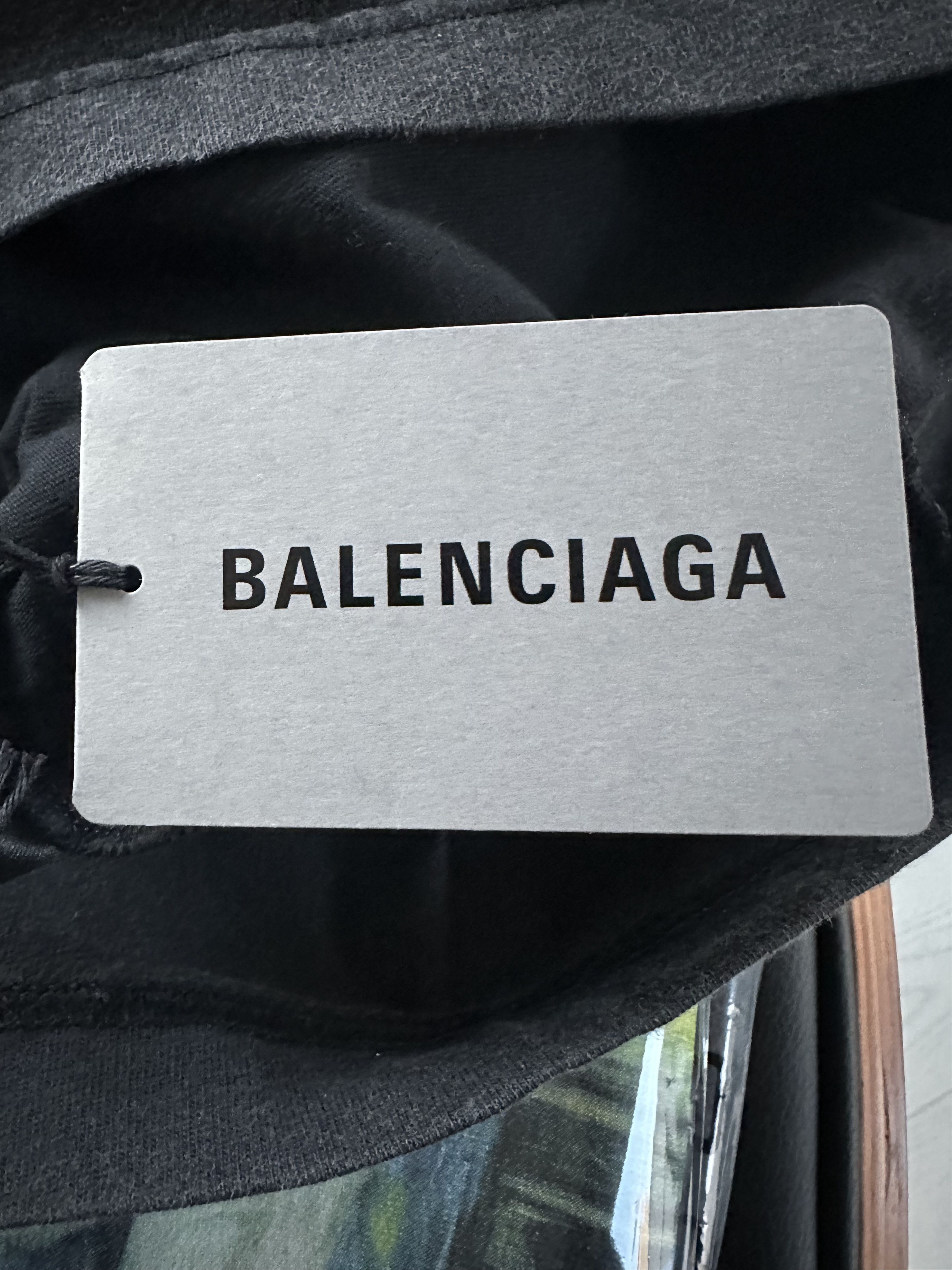 Balenciaga BALENCIAGA STRIKE 1917 OVERSIZED TSHIRT 'WASHED BLACK' Size US L / EU 52-54 / 3 - 8 Thumbnail