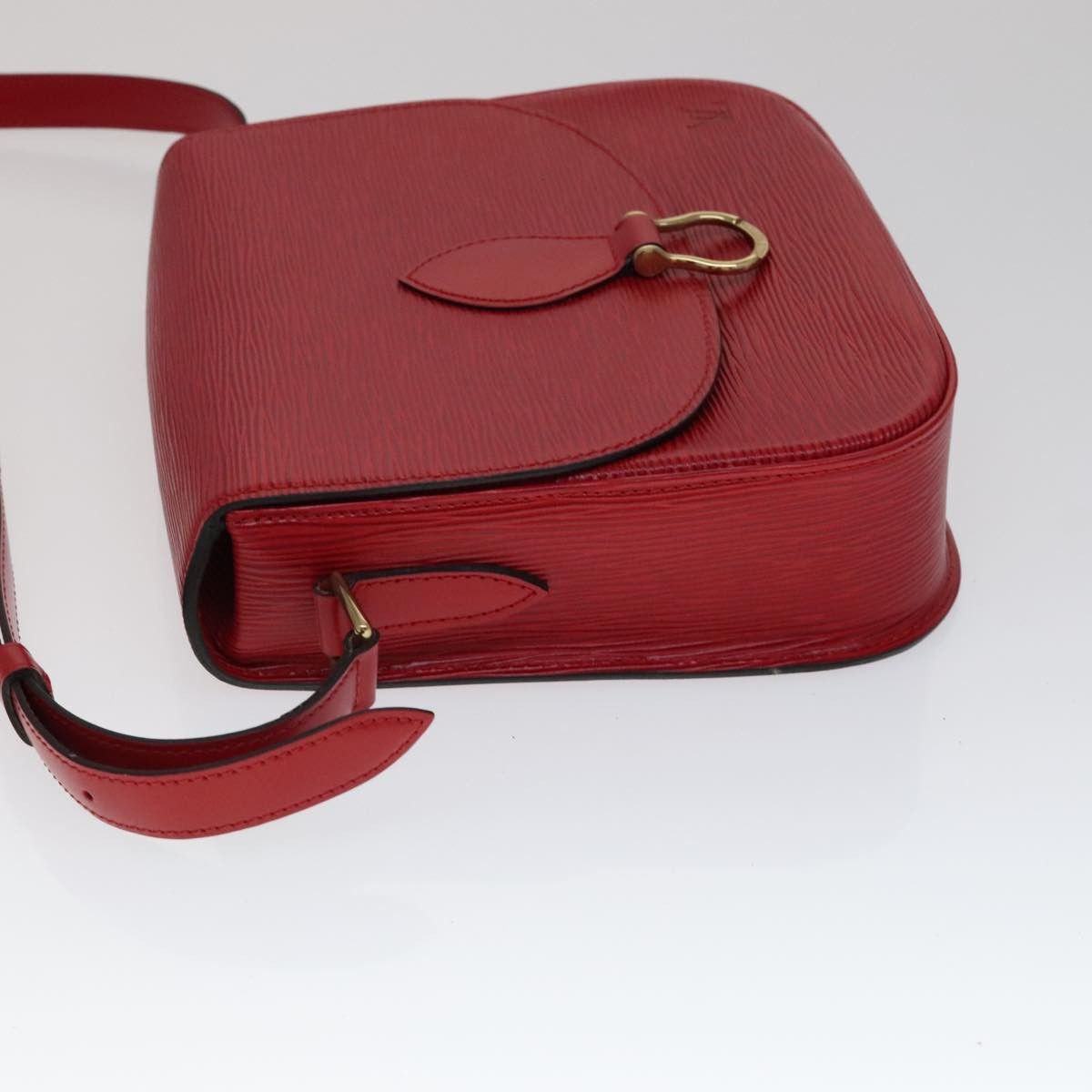 Louis Vuitton LOUIS VUITTON Epi Saint Cloud GM Shoulder Bag Red M52197 Size ONE SIZE - 4 Thumbnail
