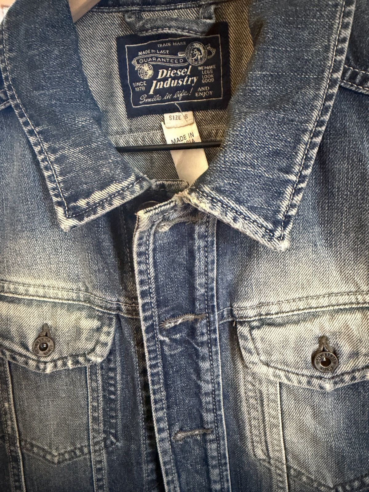 Diesel Diesel Denim Vest Size US S / EU 44-46 / 1 - 3 Thumbnail