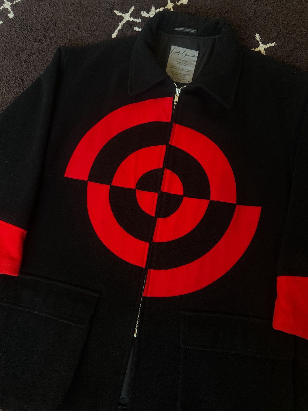 Yohji Yamamoto Yohji Yamamoto Pour Homme AW90 bullseye hunting jacket Size US L / EU 52-54 / 3 - 1 Thumbnail