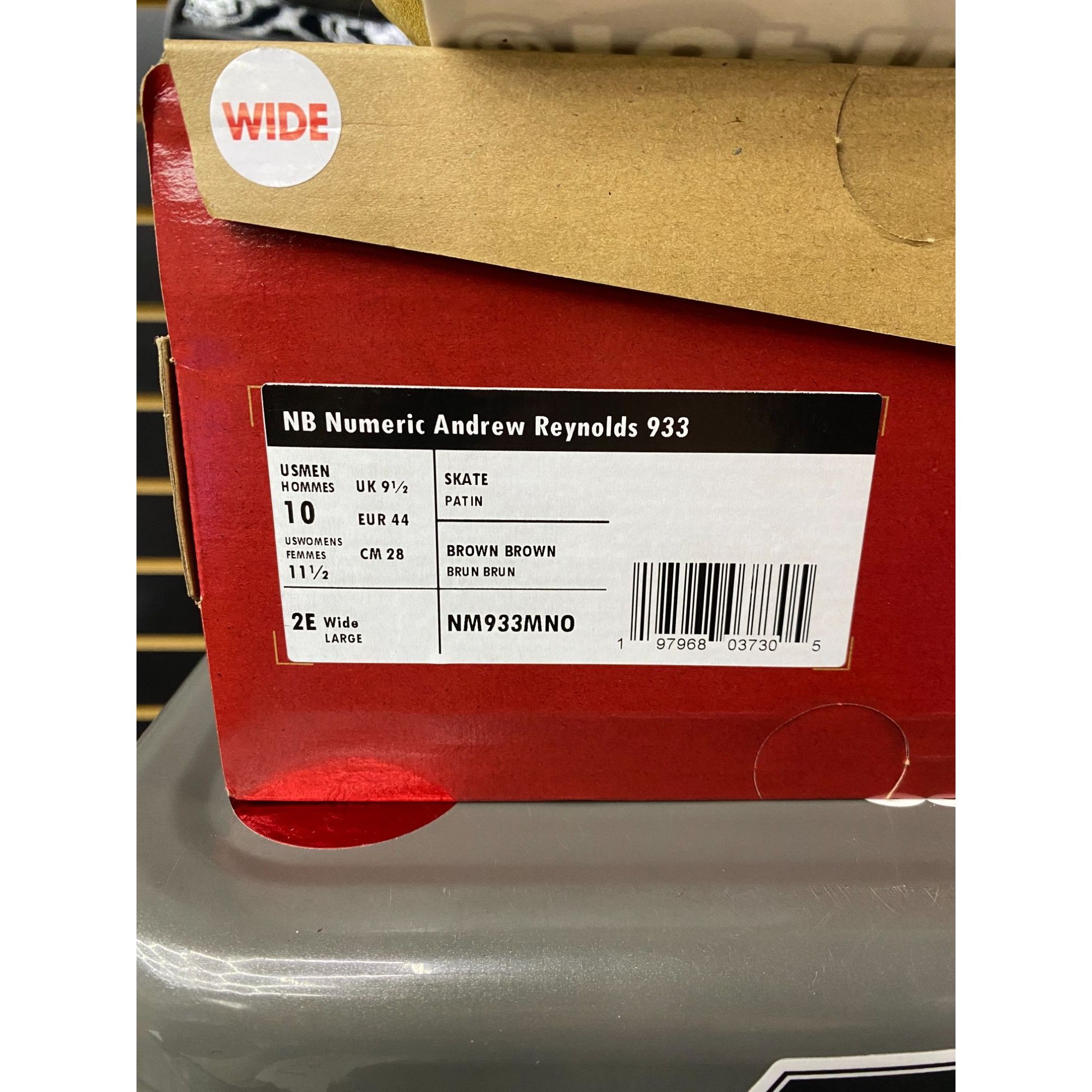 New Balance NEW BALANCE NUMERIC 933 ANDREW REYNOLDS WHEAT SZ 10 Size US 10 / EU 43 - 7 Thumbnail