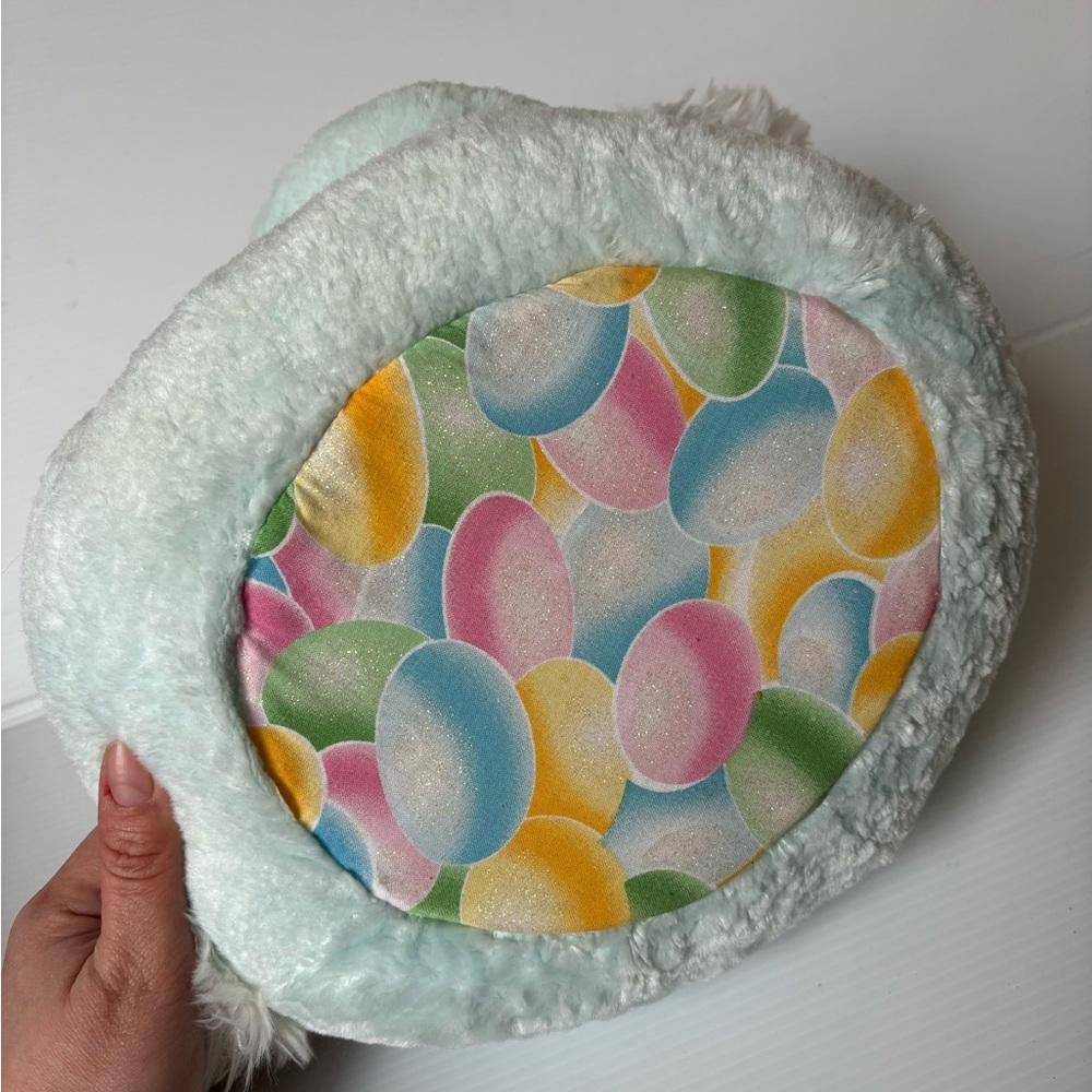 Designer Vintage Easter Plushie Rabbit Basket Size ONE SIZE - 3 Thumbnail