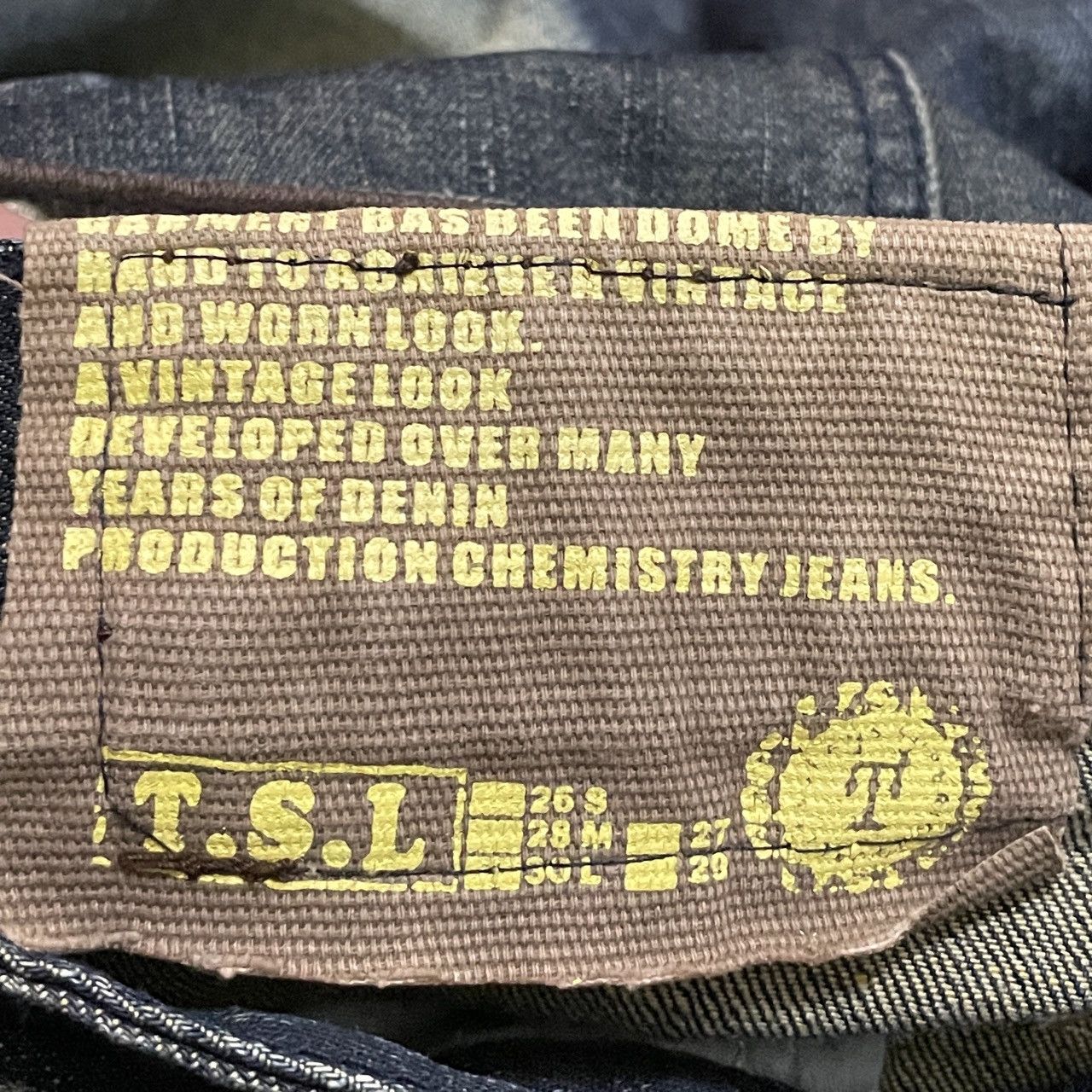 If Six Was Nine Very Rare Vintage Brand TSL Ripped Tactical Jeans 1990s Size US 32 / EU 48 - 10 Thumbnail