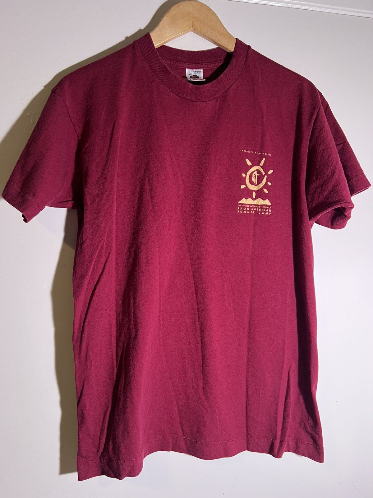 Vintage 90’s VTG Vintage Asian American Jesus Christ Church T Shirt Size US L / EU 52-54 / 3 - 1 Thumbnail