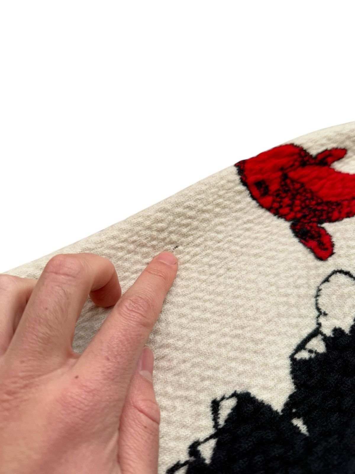 Thom Browne Textured Cashmere Koi Fish Cardigan Size US XXL / EU 58 / 5 - 8 Thumbnail