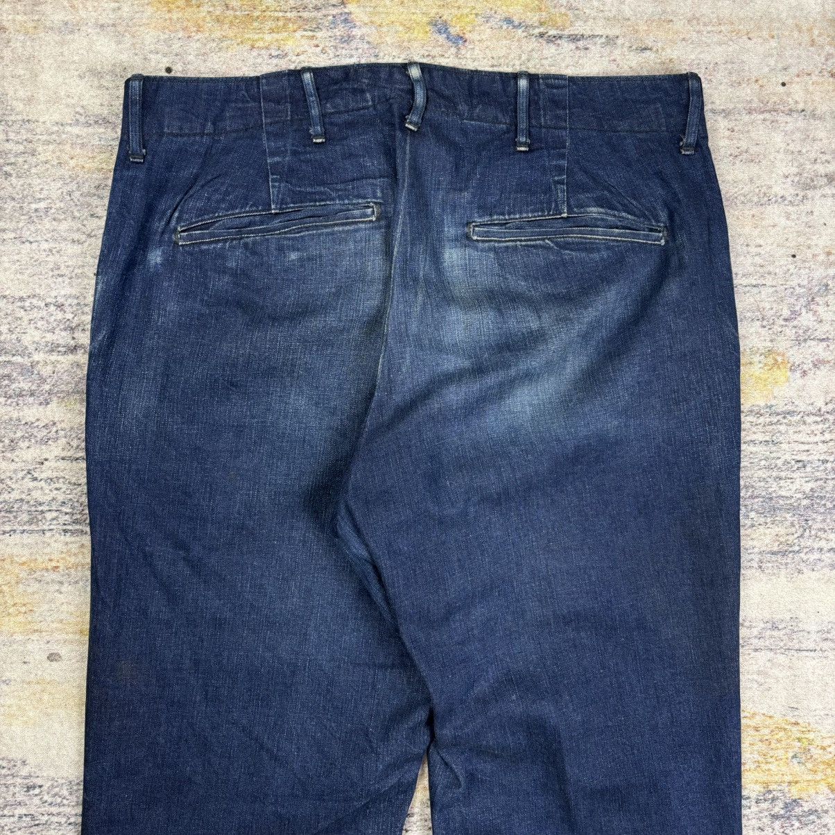 Japanese Brand Workers co military indigo denim button fly Size US 32 / EU 48 - 5 Thumbnail