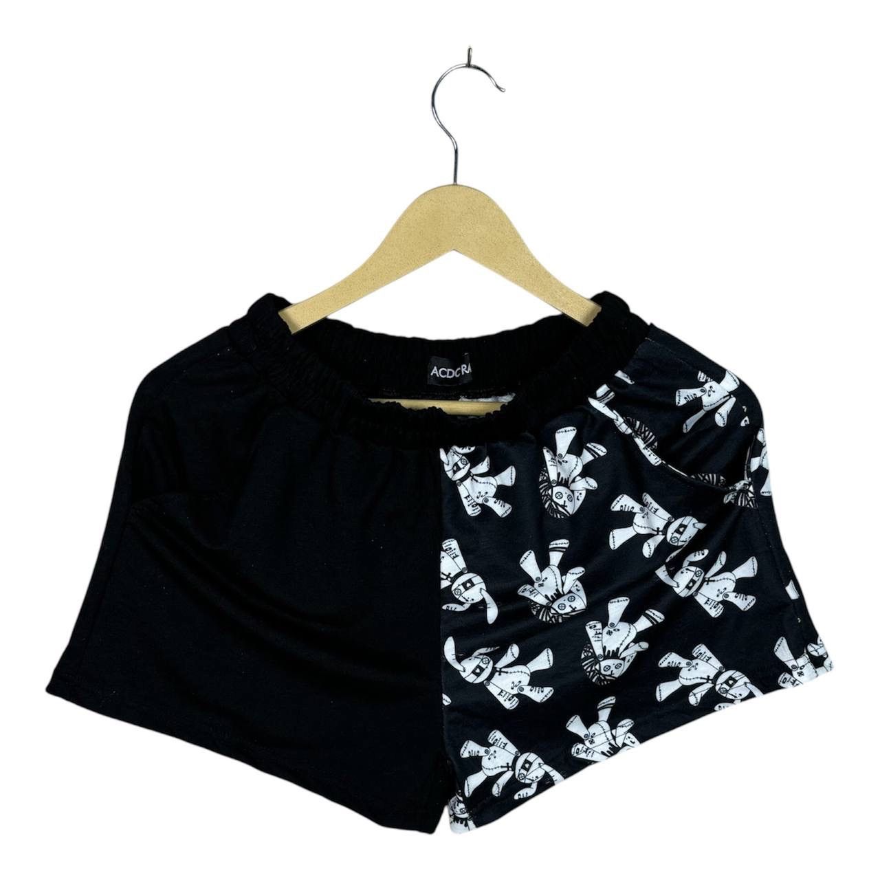 AC/DC × If Six Was Nine × Le Grande Bleu (L.G.B.) 2000s ACDC Rag Stretchable Short Pants Trousers Size US 29 - 1 Thumbnail