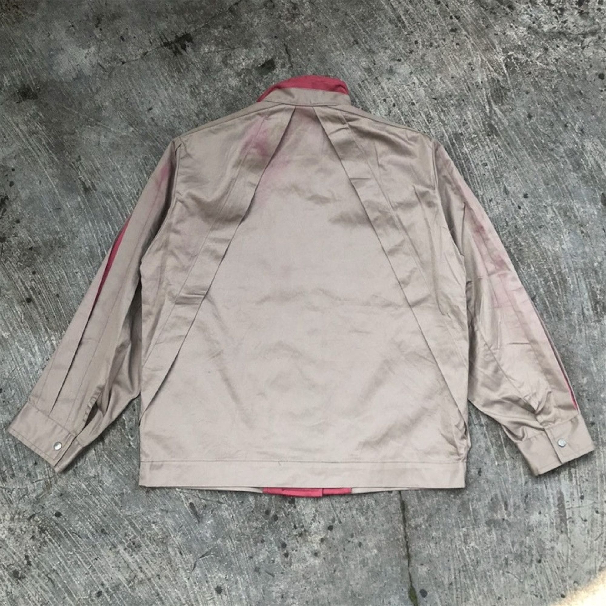 Issey Miyake Vintage 80s Issey Miyake Pleated Sateen Bomber Jacket Size US M / EU 48-50 / 2 - 19 Thumbnail