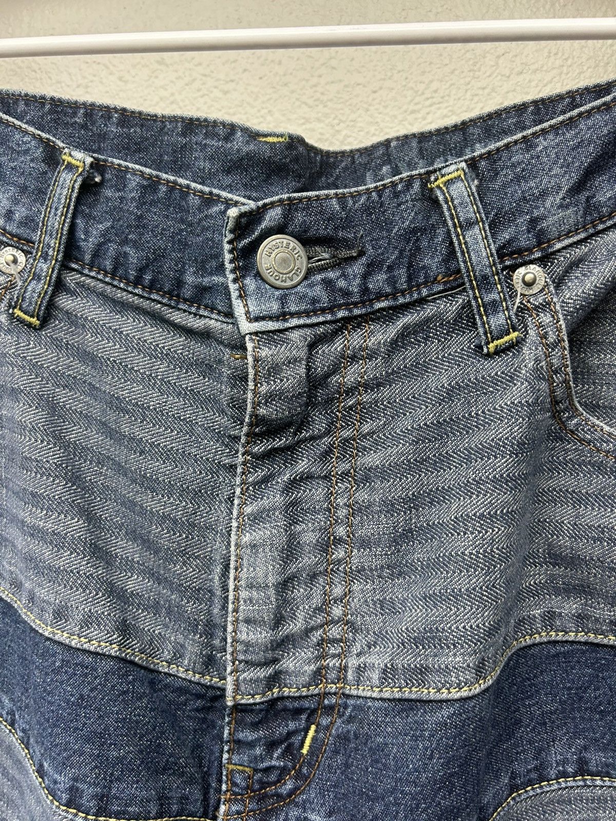 Hysteric Glamour Hysteric Glamour Paneled Denim Hagi Kinky Jeans Size US 34 / EU 50 - 4 Thumbnail
