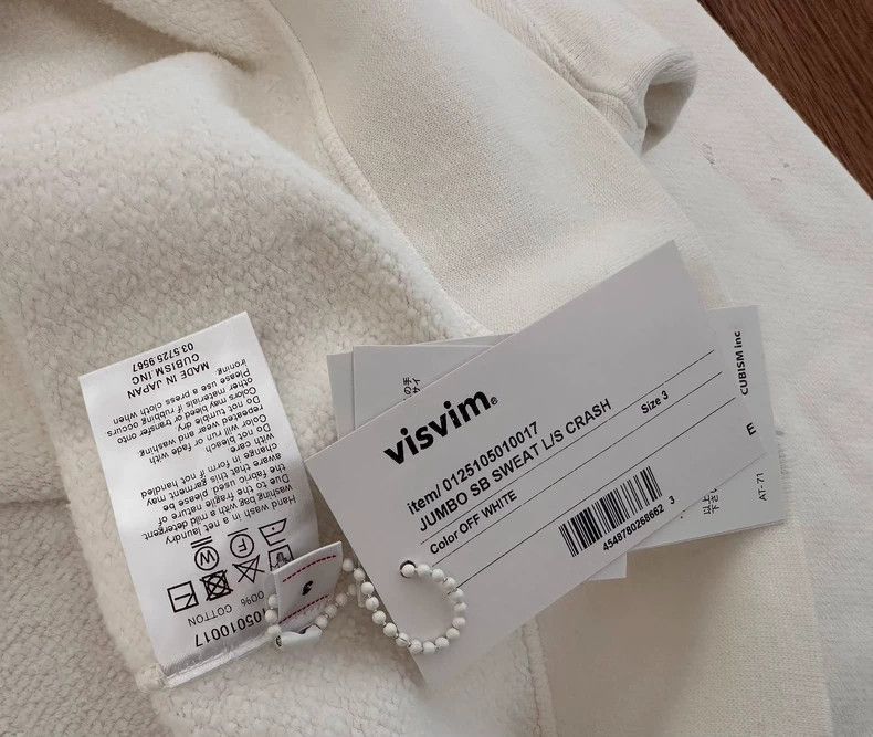 Visvim VISVIM Jumbo Sweatshirt Long Sleeve Crash Dye-2506 Size US M / EU 48-50 / 2 - 4 Thumbnail