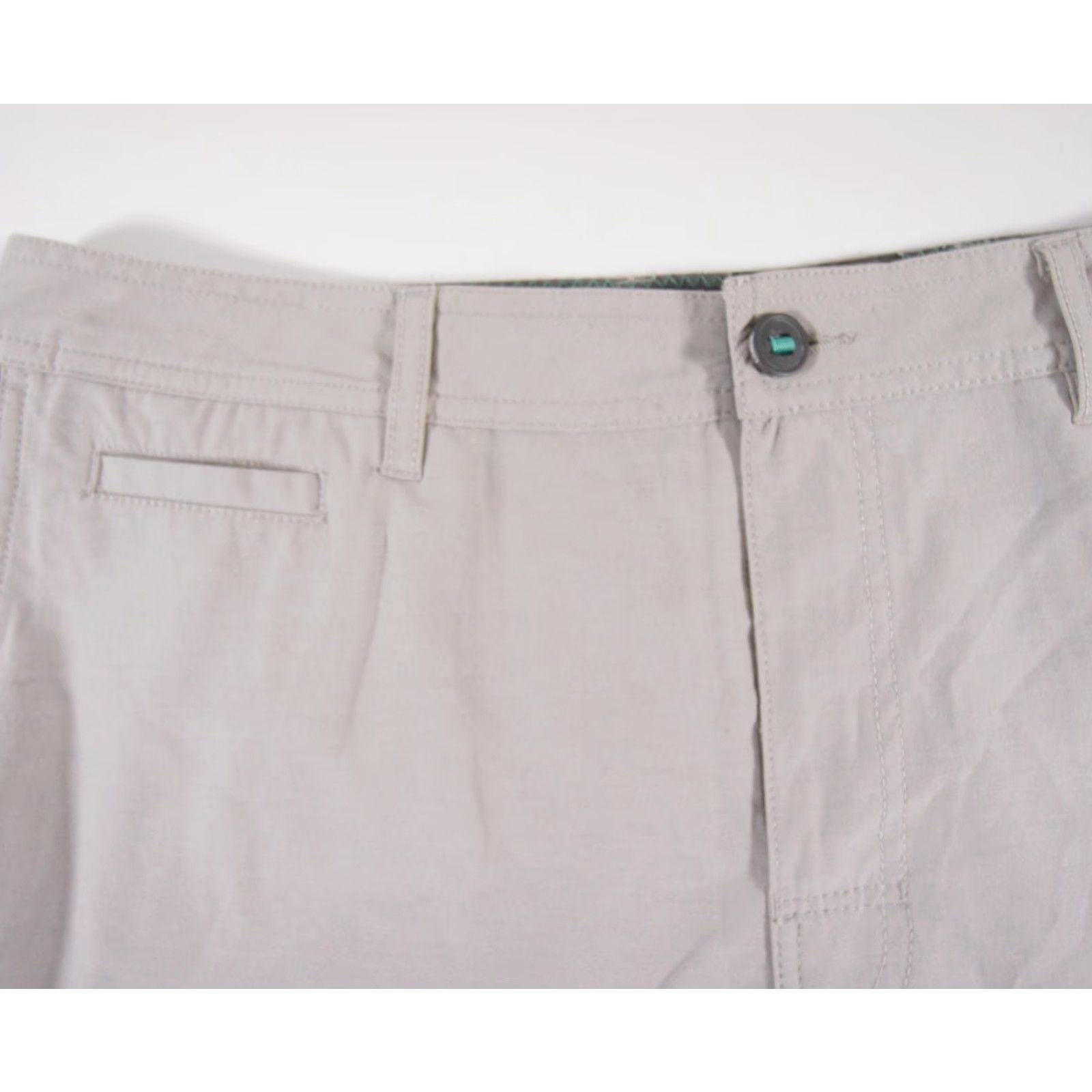 Vintage Linksoul Mens Shorts Chino 38 Gray 10" Stretch Casual Outdoor Regular Waist 38 Mens Size US 38 / EU 54 - 3 Thumbnail