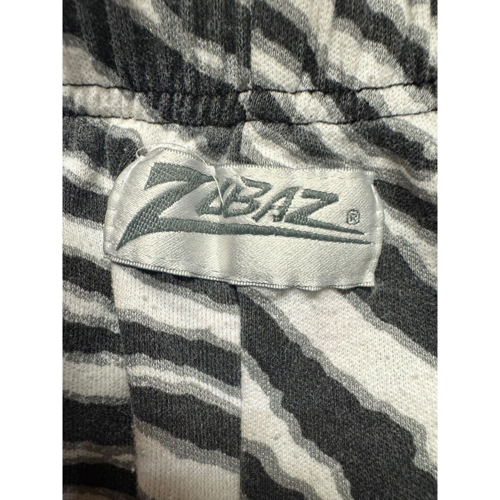 Zubaz Zubaz - NFL Raiders Zebra Stripe Sweatpants USA Made Vintage Size US 35 - 3 Thumbnail