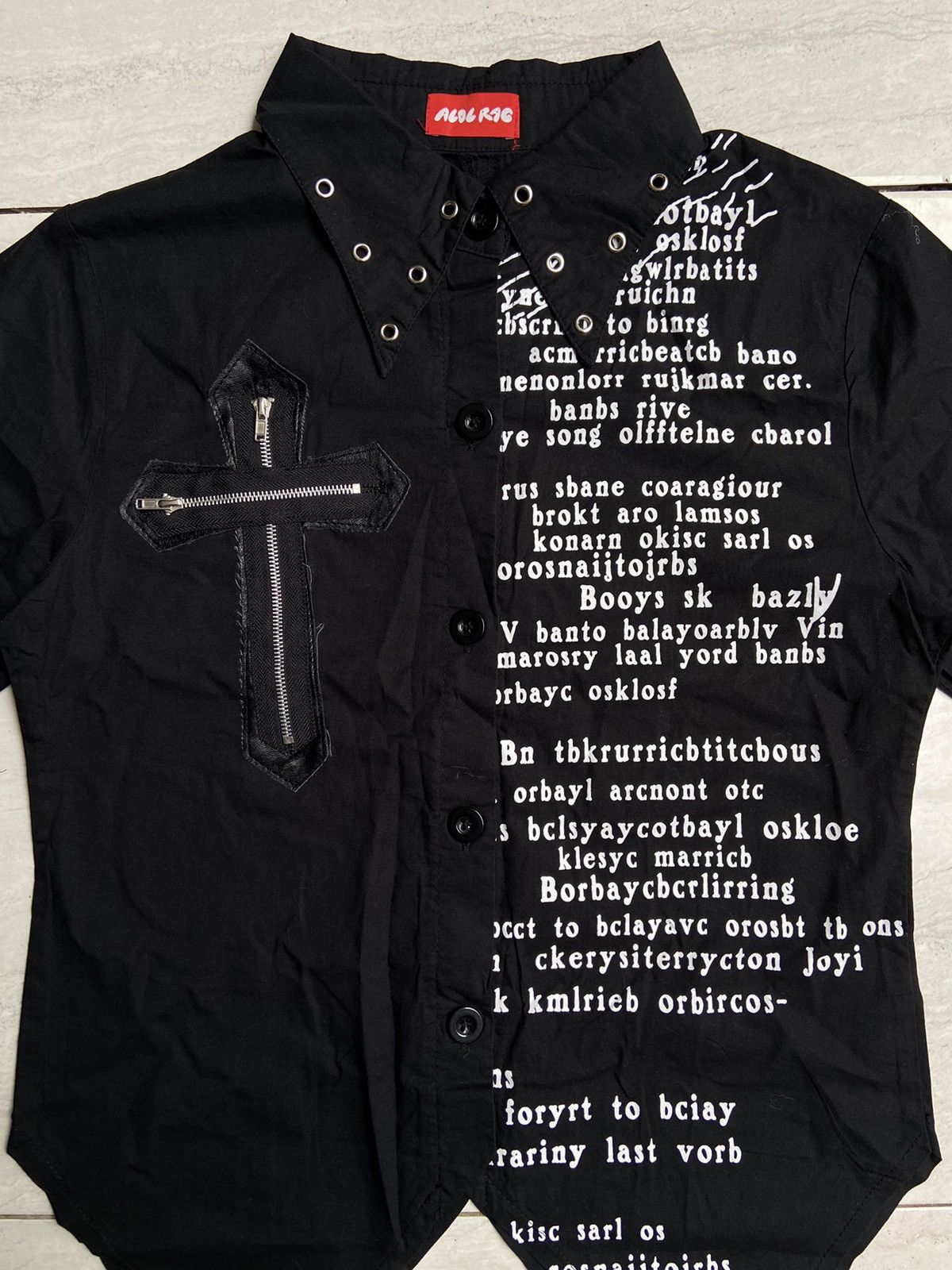 Seditionaries ACDC RAG Black Patterned Shirts Size US XS / EU 42 / 0 - 9 Thumbnail