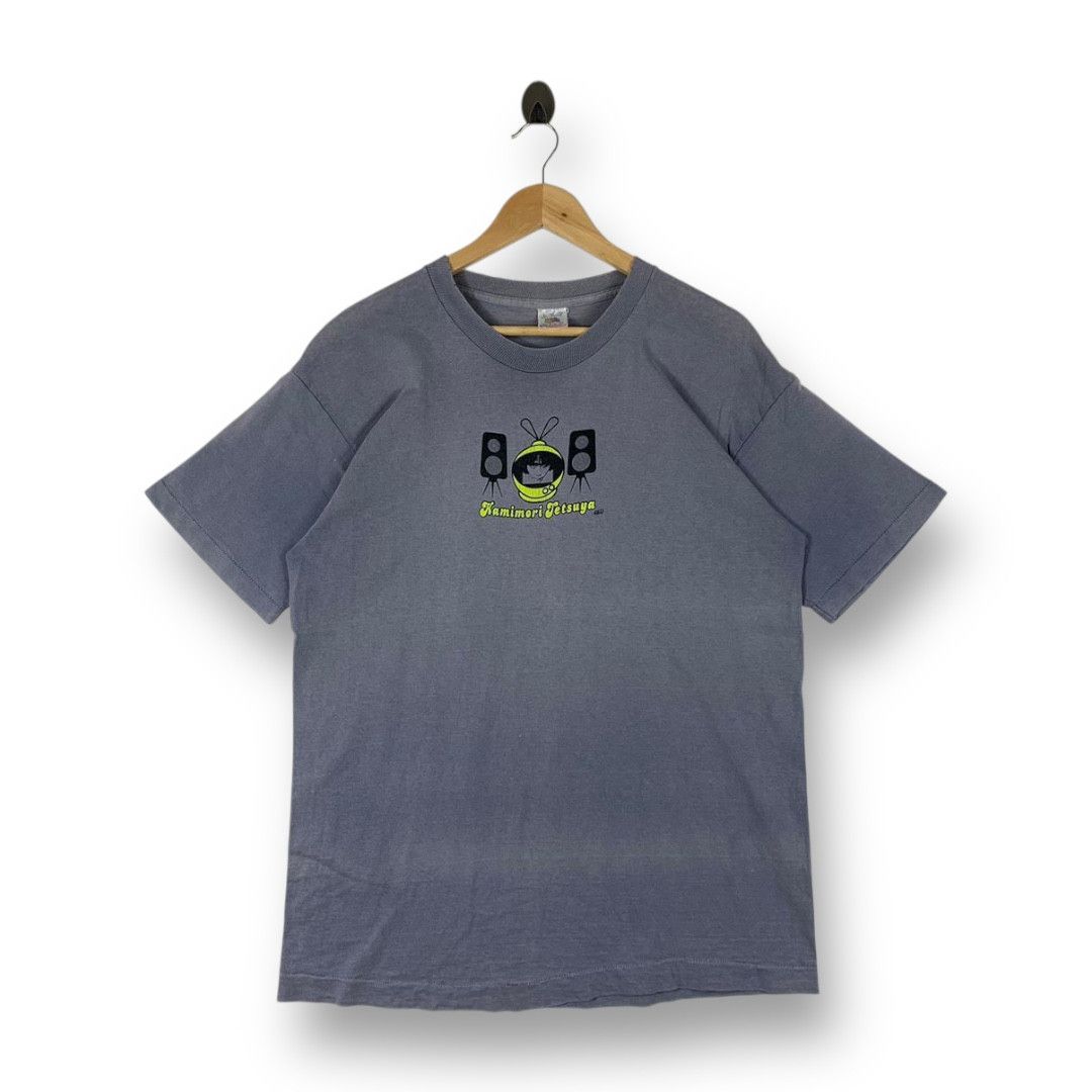 Fruit Of The Loom Vintage 90s Kamimori Tetsuya Factory Anime Tee Shirt Size US L / EU 52-54 / 3 - 1 Thumbnail