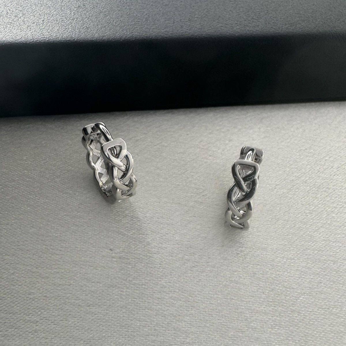 Other Small Silver Hoop Earrings for Men Women Unisex Style Size ONE SIZE - 2 Thumbnail