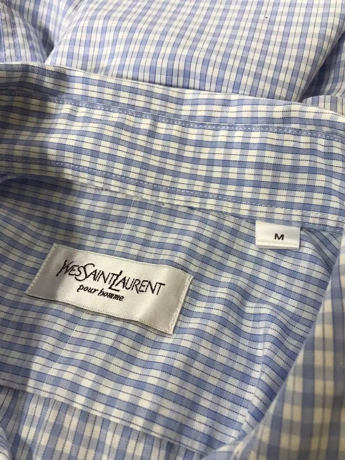 Designer × Vintage × Yves Saint Laurent Vintage Yves Saint Laurent shirt Size US M / EU 48-50 / 2 - 5 Thumbnail
