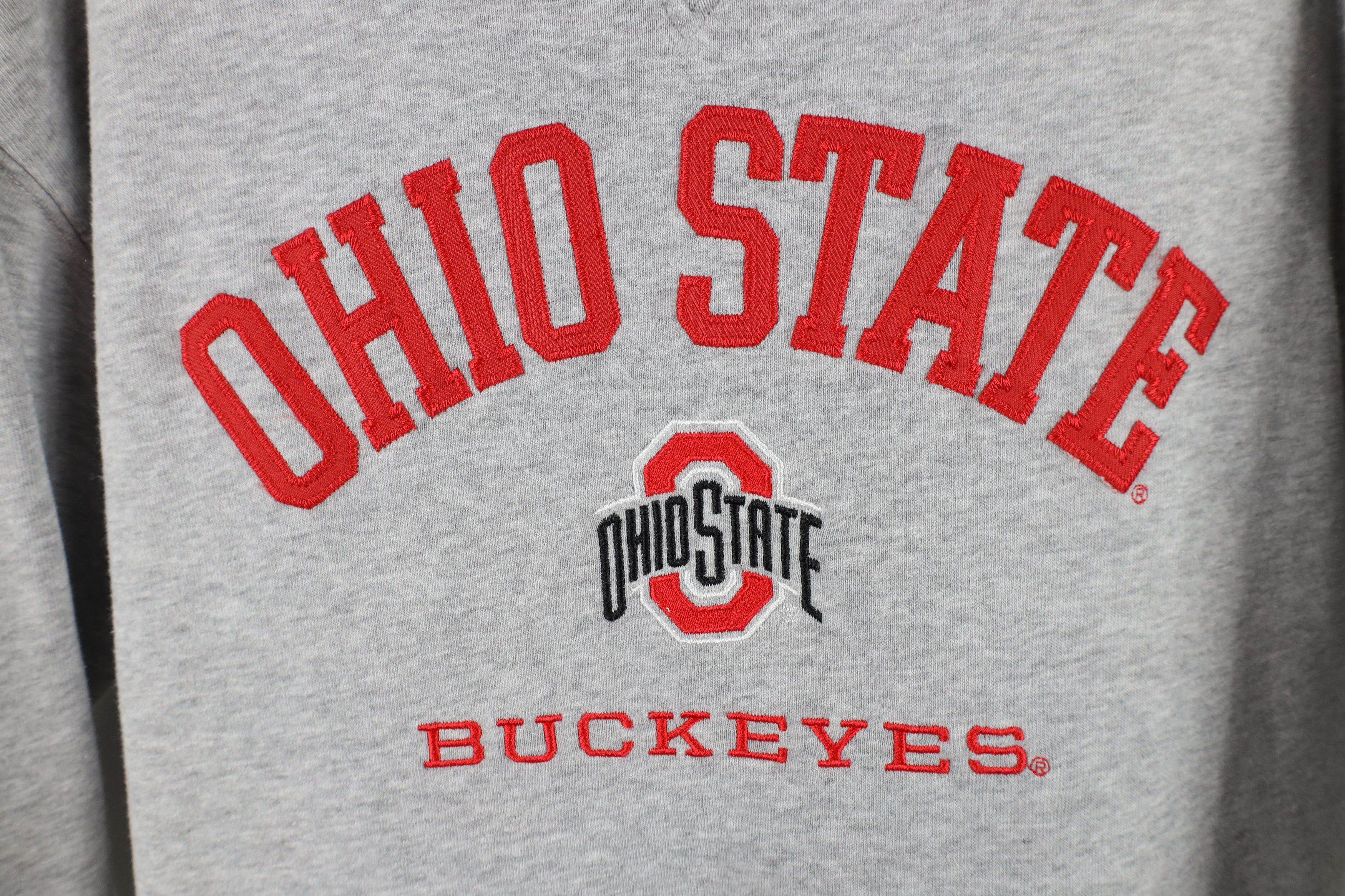 Vintage Vintage Ohio State University Hoodie Sweatshirt Heather Gray Size US S / EU 44-46 / 1 - 4 Thumbnail