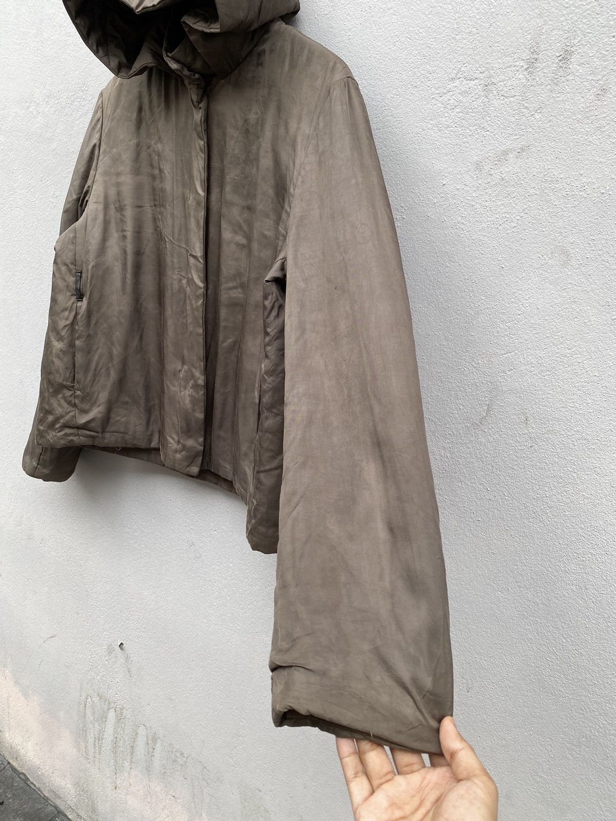 Jil Sander ‼️Archive‼️ JIL SANDER Polyster Cropped Hoodie Jacket Size M / US 6-8 / IT 42-44 - 5 Thumbnail