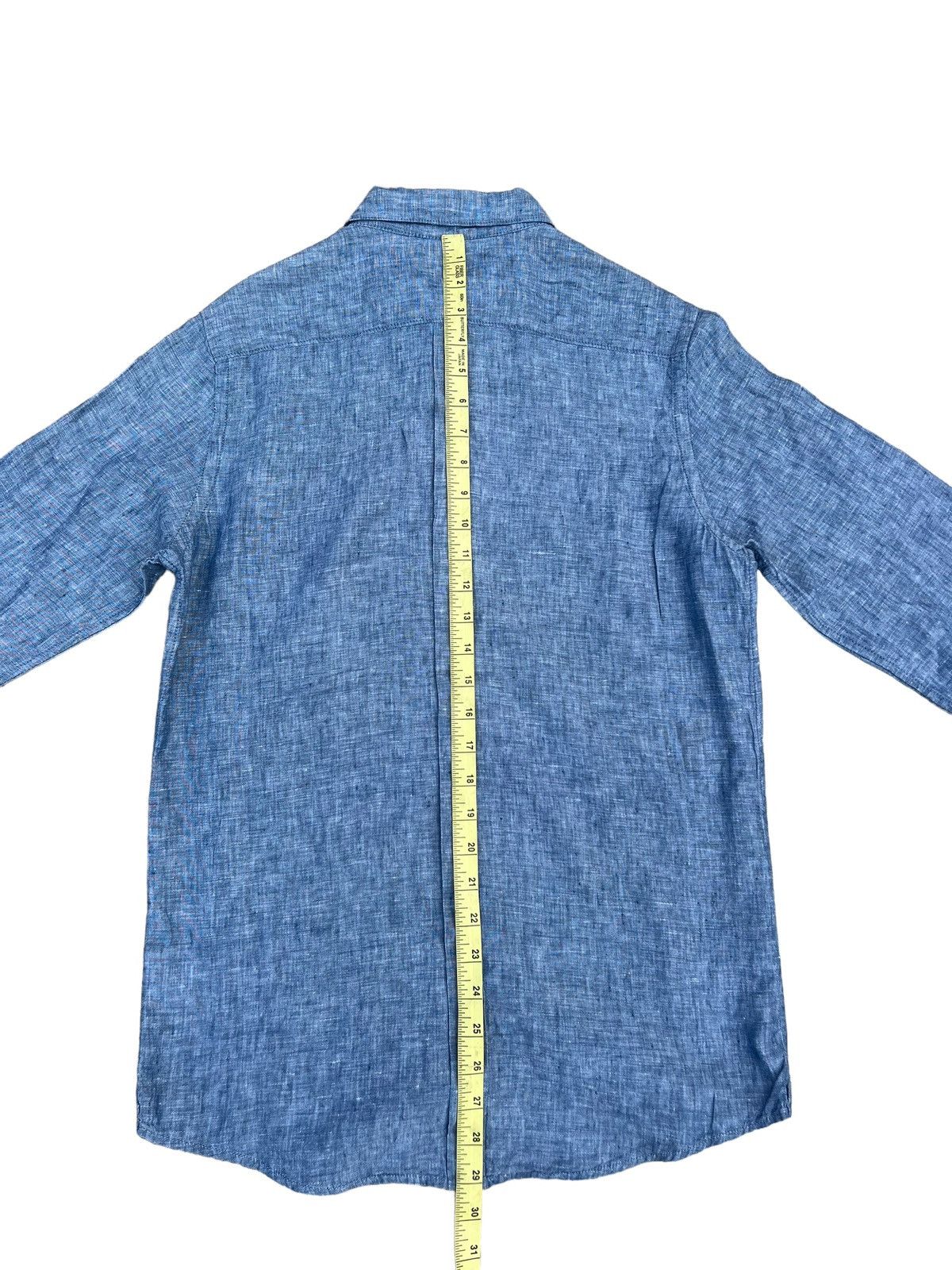 Vintage Nano Universe Japan 100% Linen Chambray Shirt Size US M / EU 48-50 / 2 - 5 Thumbnail