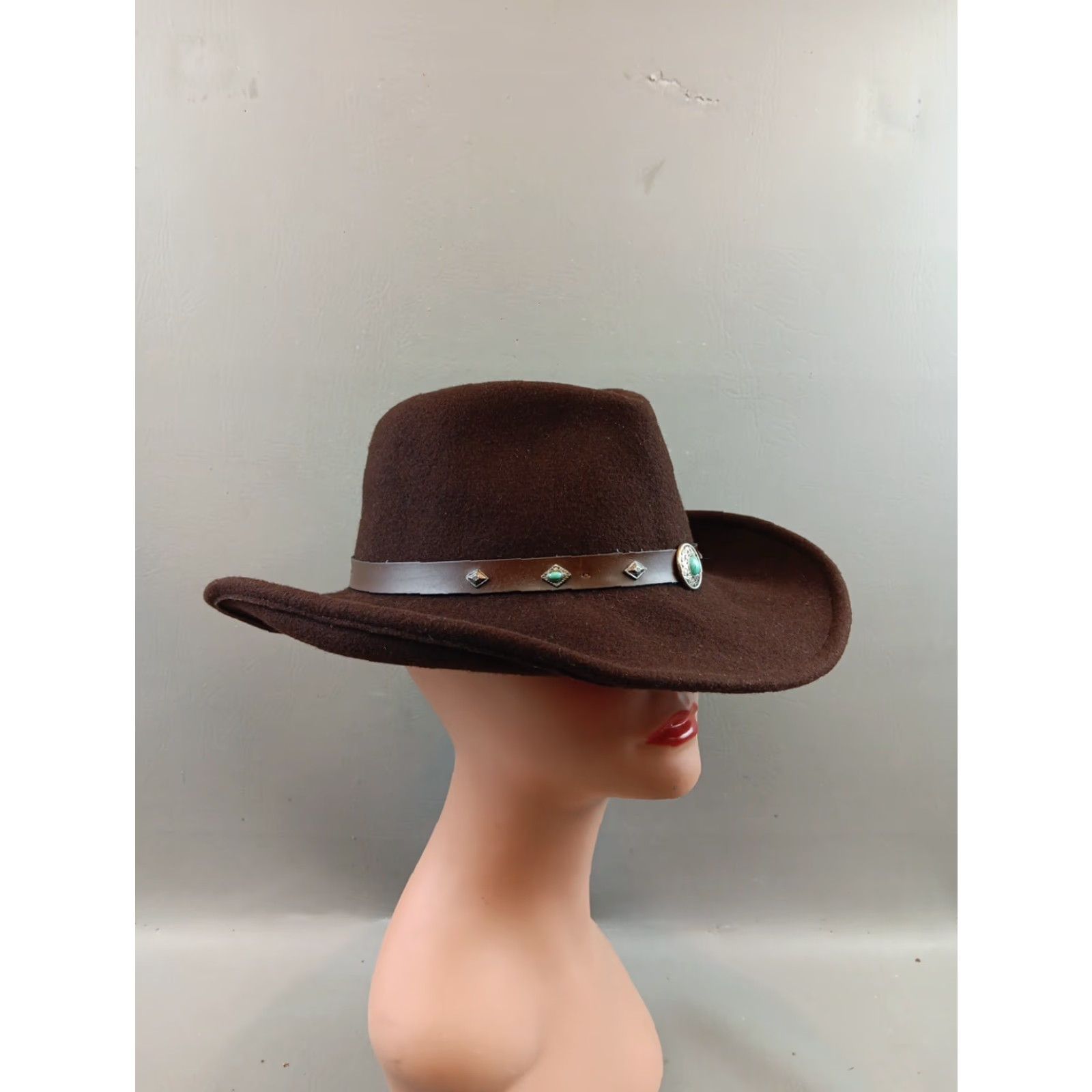 Cody James Cody James Santa Ana Cowboy Hat M Brown Wool Western Exculsive for Boot Barn USA Mens Size ONE SIZE - 2 Thumbnail