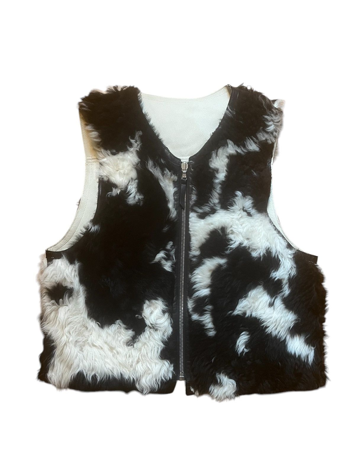 Pre-owned Our Legacy Reversible Leather Shearling Vest