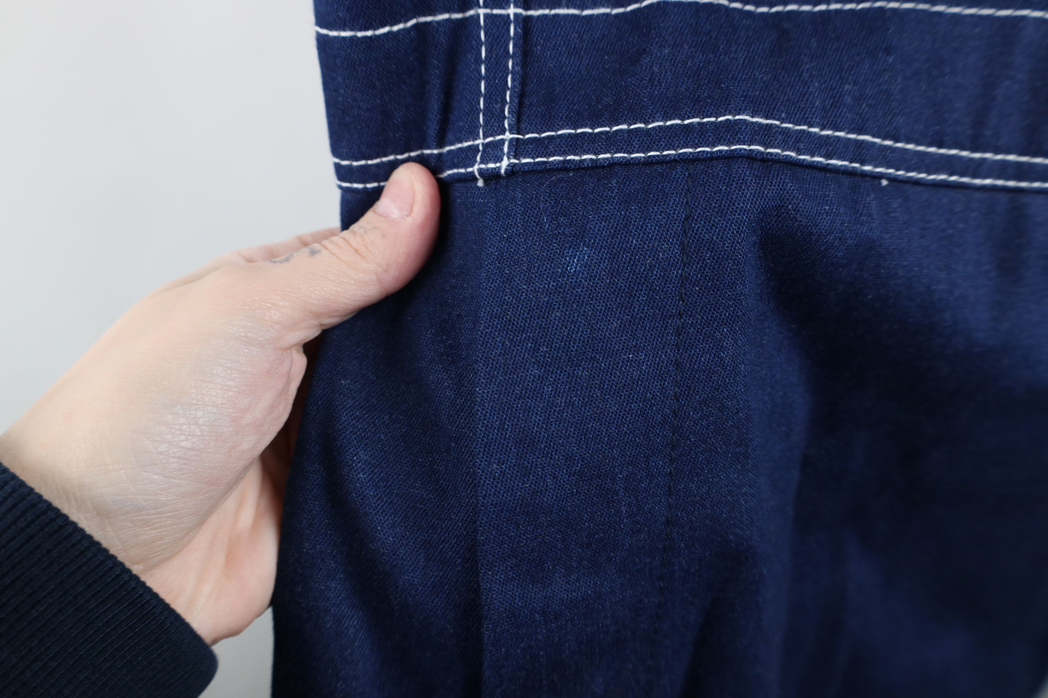 Vintage Vintage 90s Streetwear Faded Wide Leg Denim Jean Overalls Size US 40 / EU 56 - 9 Thumbnail