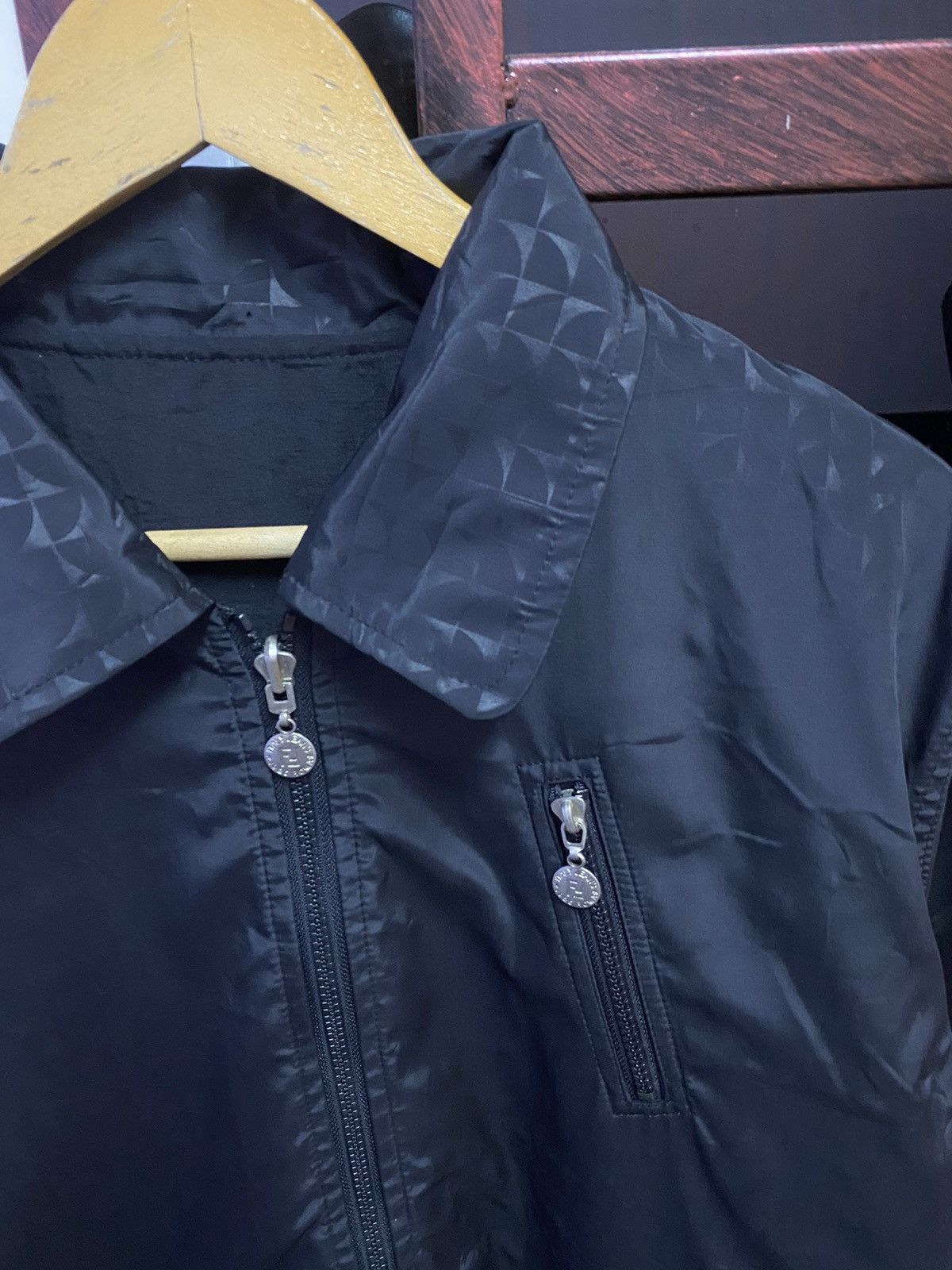 Fendi FENDI zucca Reversible Jacket Monogram Black Nylon Size US XL / EU 56 / 4 - 9 Thumbnail