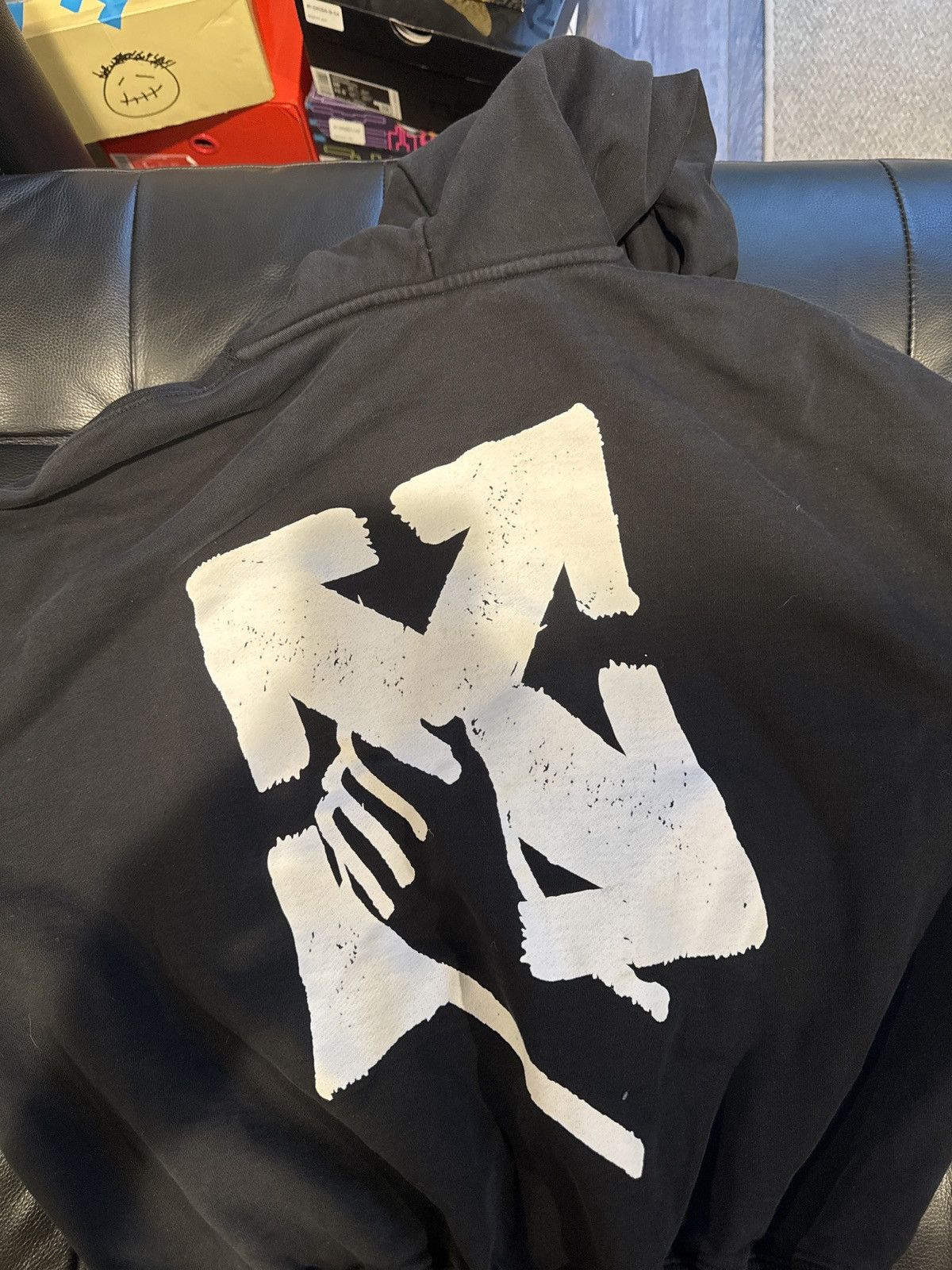 Off-White Off-White “Hand Arrow Boxy” Hoodie — Black/White, SS23 Size US M / EU 48-50 / 2 - 2 Thumbnail