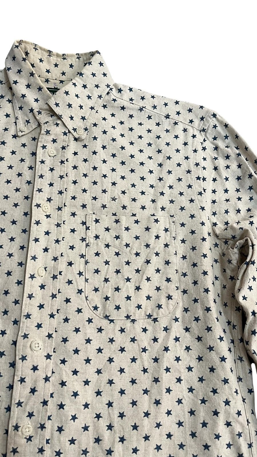 Gitman Bros. Vintage Vintage Gitman Bros Star Pattern Shirt USA Made Size M Size US L / EU 52-54 / 3 - 1 Thumbnail