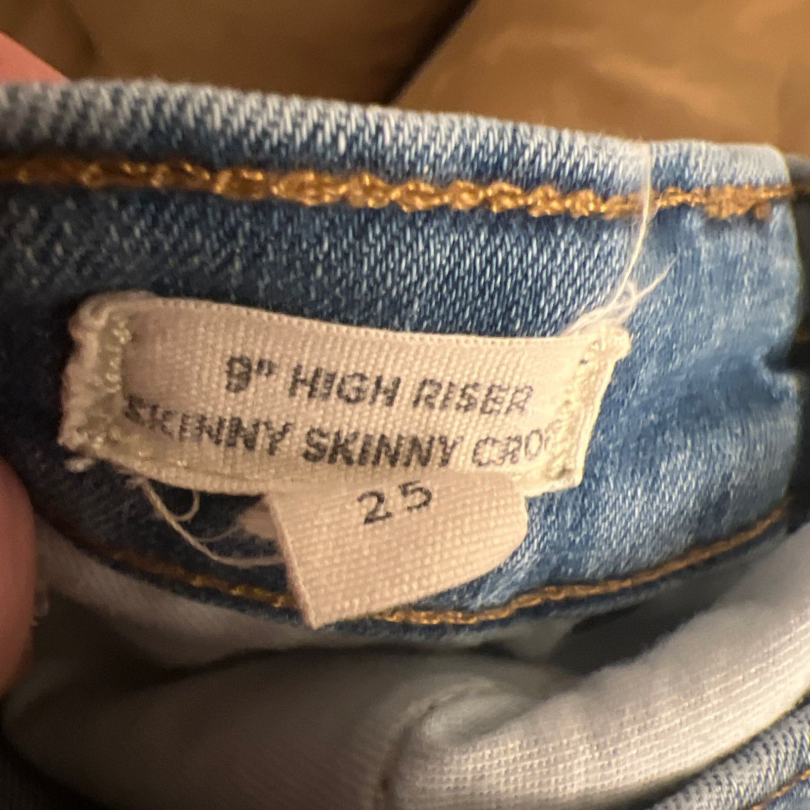 Madewell Madewell Women's 9" High-Rise Skinny Crop Jeans Size 25 Size 25" / US 0 / IT 36 - 5 Thumbnail