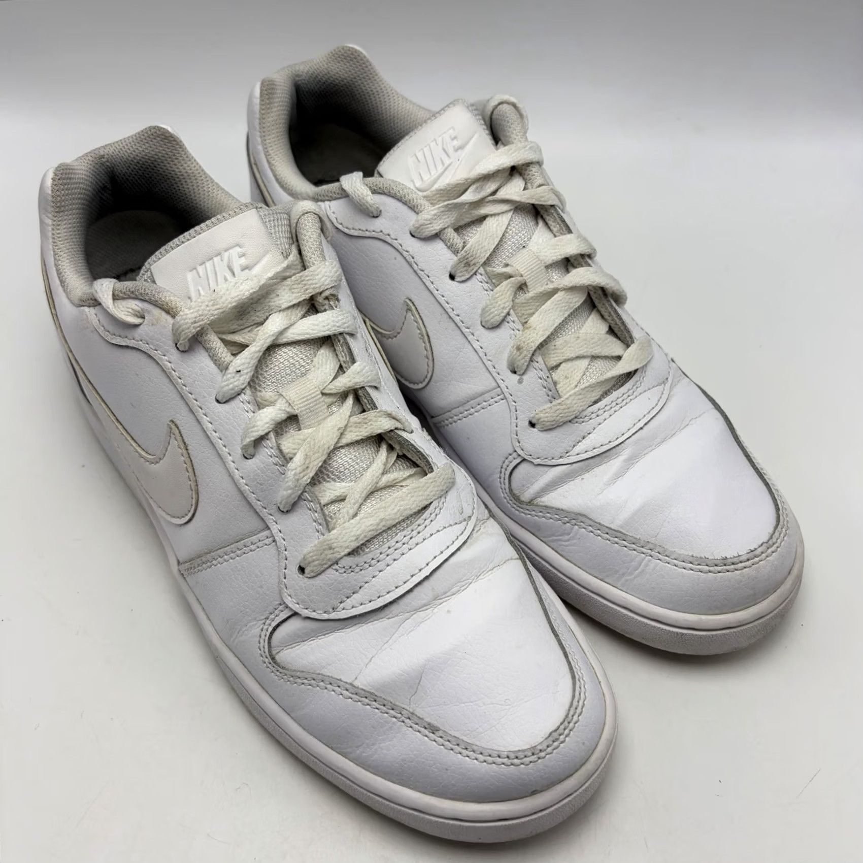 Nike Nike Ebernon Low Triple White AQ1775-100 Mens 10 Casual Sneakers Size US 10 / EU 43 - 4 Thumbnail