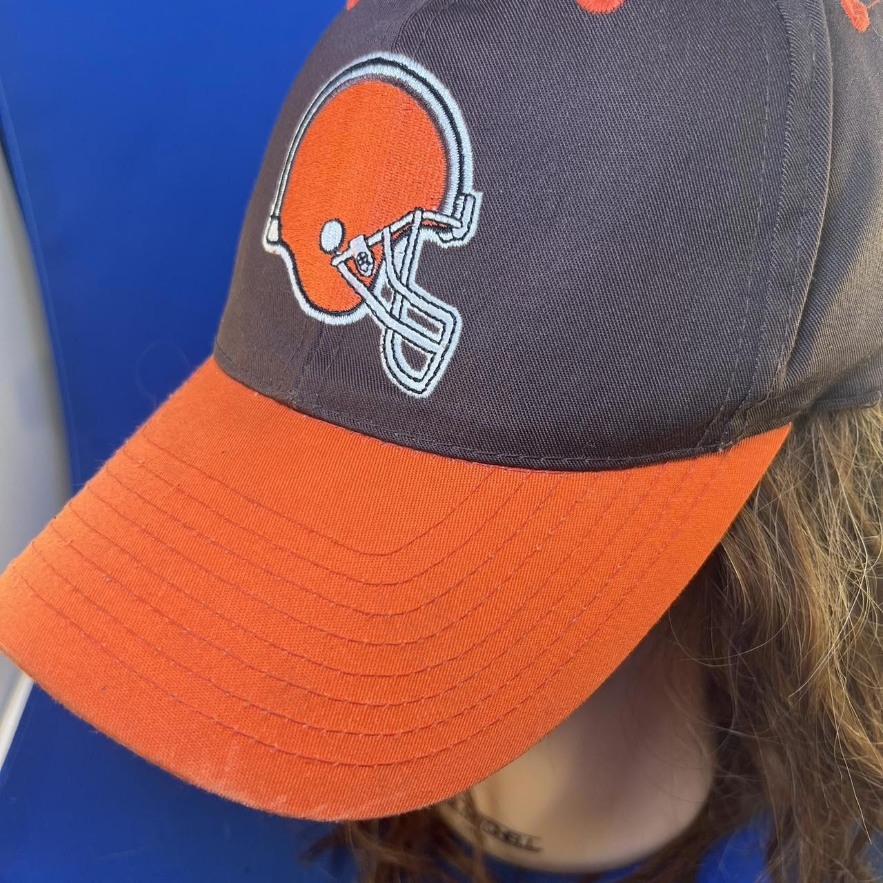 NFL Cleveland Browns Adjustable Cap - Authentic Team Hat Size ONE SIZE - 4 Thumbnail