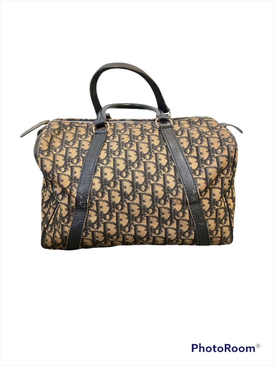 Christian Dior Monsieur × Dior vintage christian dior leather monogram bowling handbag Size ONE SIZE - 3 Thumbnail
