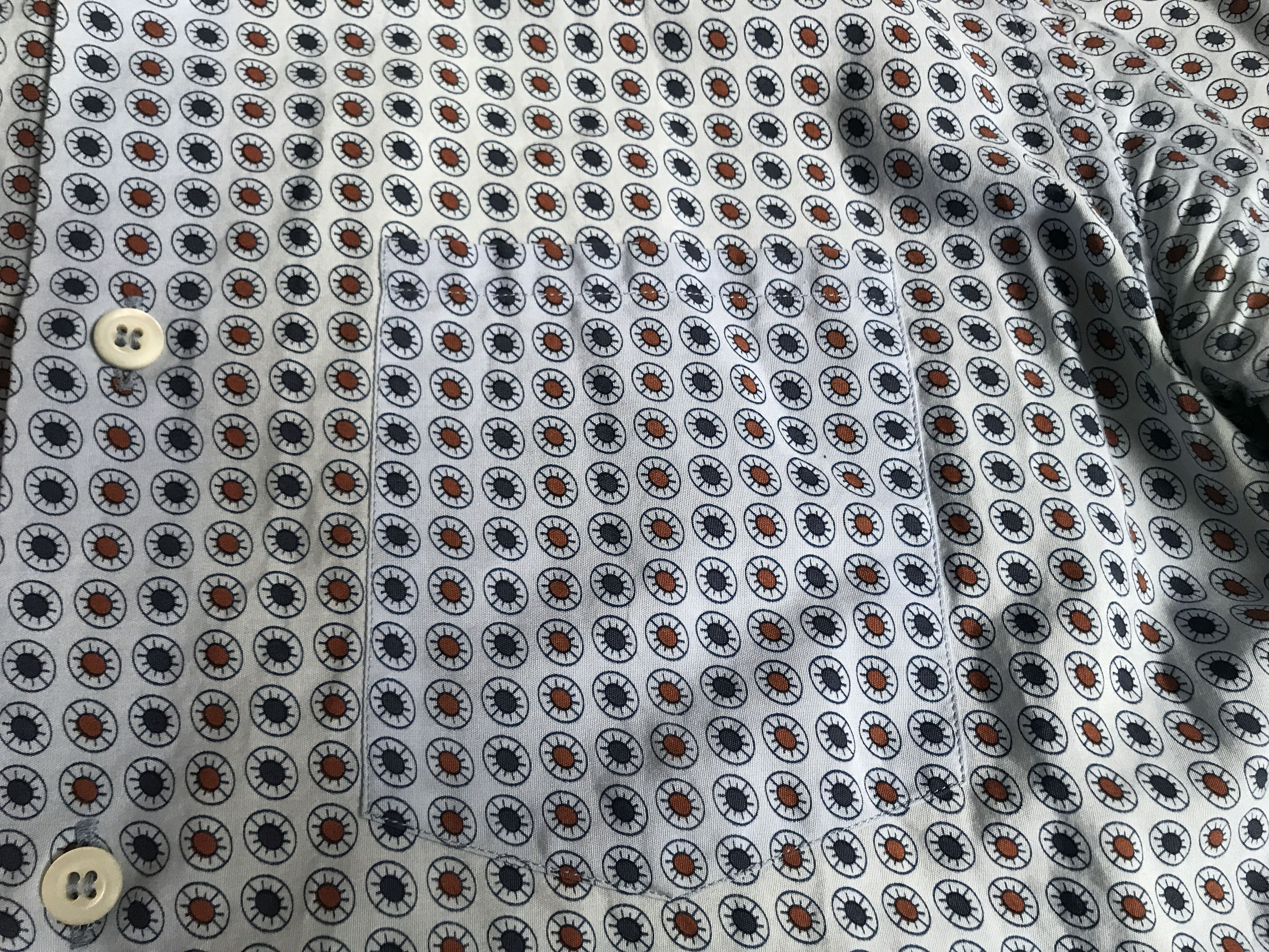 Prada Prada shirt in light blue with rare sun print size 39 (S-M) Size US S / EU 44-46 / 1 - 4 Thumbnail