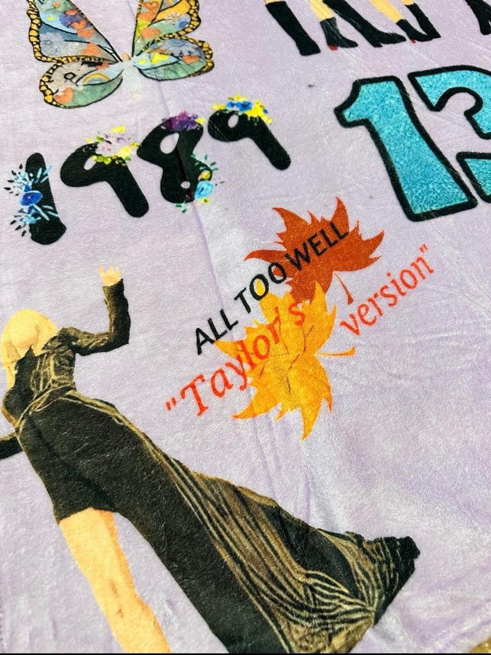 Other Taylor Swift Eras Tour Fleece Throw Blanket Size ONE SIZE - 3 Thumbnail