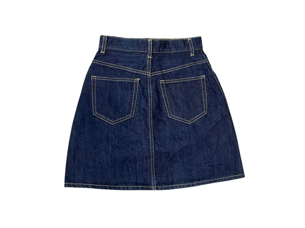 GU Vintage GU Mini Skirt Streetwear Size 24" / US 00 / IT 34 - 2 Thumbnail