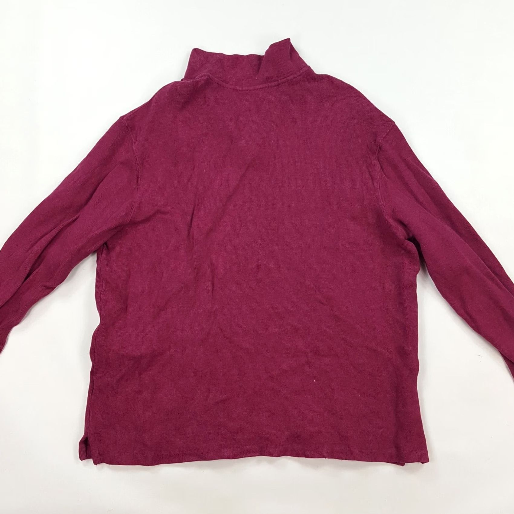 Polo Ralph Lauren VINTAGE Polo Ralph Lauren Pullover Knit 1/4 Zip Pink Men's Large Pony Logo Sweater PRL Size US L / EU 52-54 / 3 - 5 Thumbnail