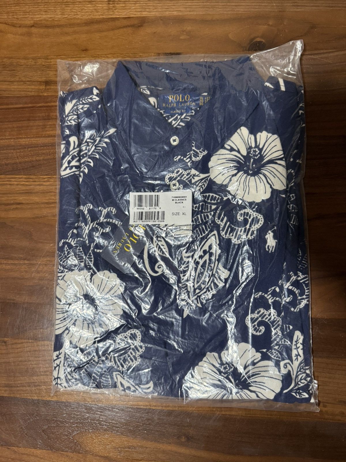 Polo Ralph Lauren Polo Ralph Lauren Hibiscus-Print Mesh Shirt Two-Tone Size XL Size US XL / EU 56 / 4 - 6 Thumbnail