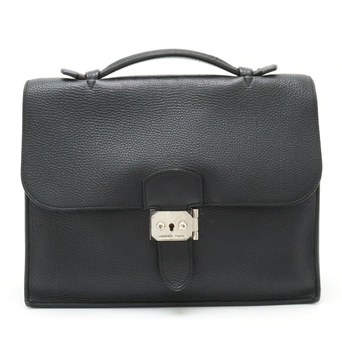 Hermes Hermes Hermes Togo Sac a Depeche 27 Briefcase Leather Business Bag in Very Good Condition Size ONE SIZE - 1 Thumbnail